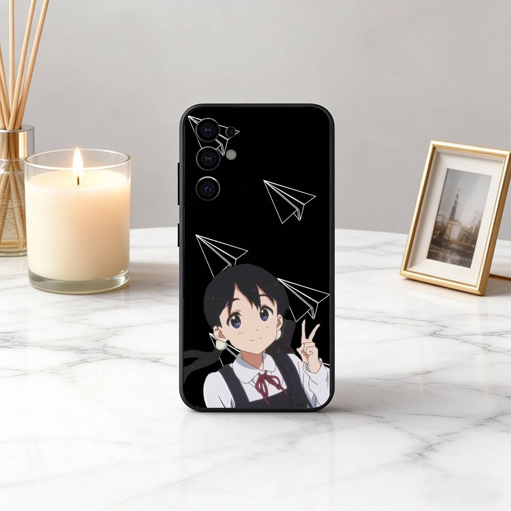 T-Tamako Market K-Kitashirakawa Phone Case For Samsung S25,S24,S21,S22,S23,S30,Ultra,S20,Plus,Fe,Lite,Note,10,Black Cover