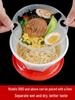 Disposable Round Takeaway Container with Locking Lid