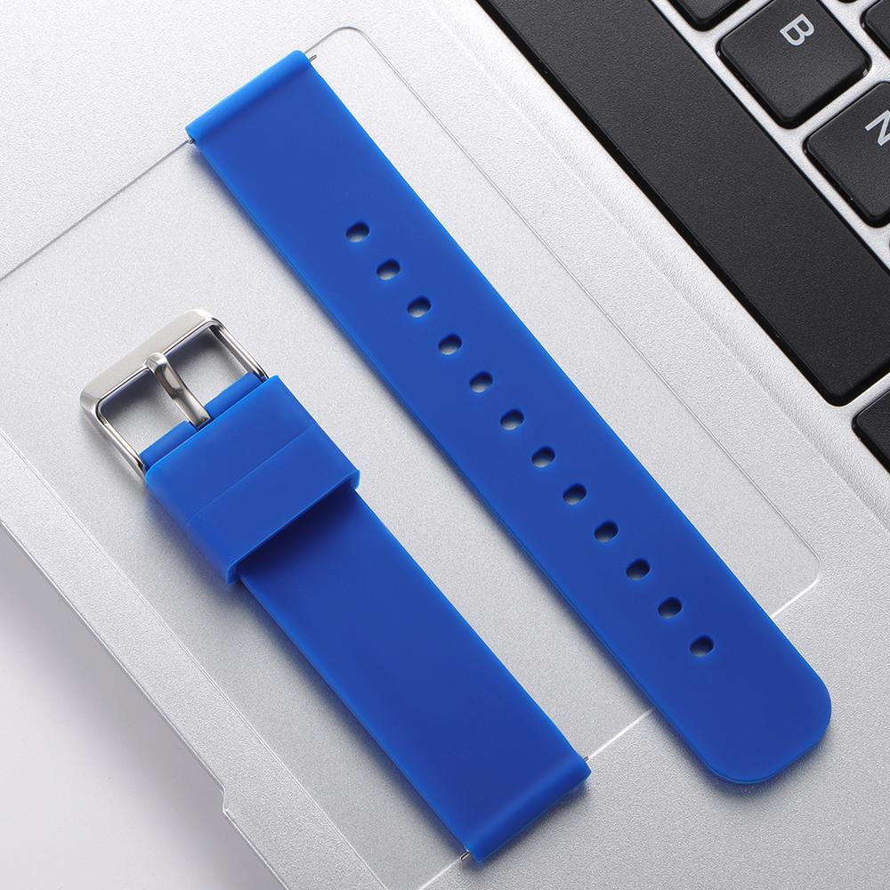 Quick Release Silicone Watch Strap 20mm 22mm Band Soft Waterproof Wristband for Huawei Gt3/GT5 Watchband for Smartwatch Watches