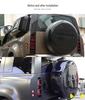 Land Rover Defender 90/110 Spare Tire Cover Outer Ring Off-Road Accessories (2020-2025 Models)