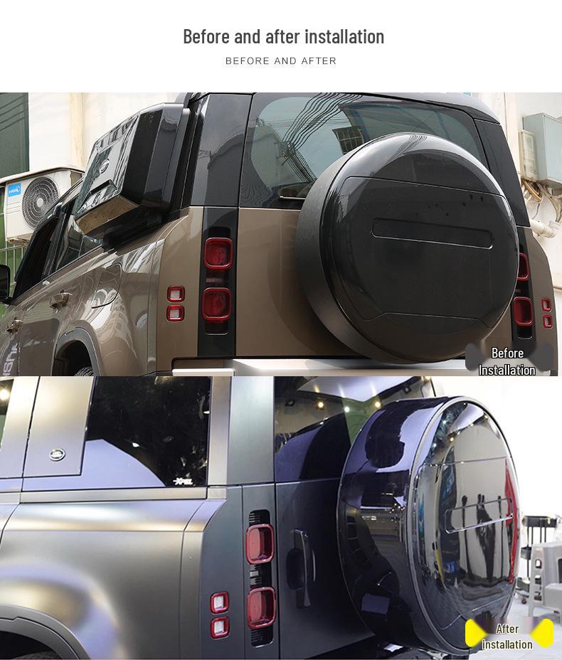 Land Rover Defender 90/110 Spare Tire Cover Outer Ring Off-Road Accessories (2020-2025 Models)