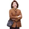Stylish Chinese-Style Plus Size Winter Cotton Jacket for Middle-Aged & Elderly Women