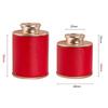 1Pcs Mini Packaging Box Small Tea Tin Household Empty Tan Storage Can Solid Travel Sealed Jar Green Black Tea