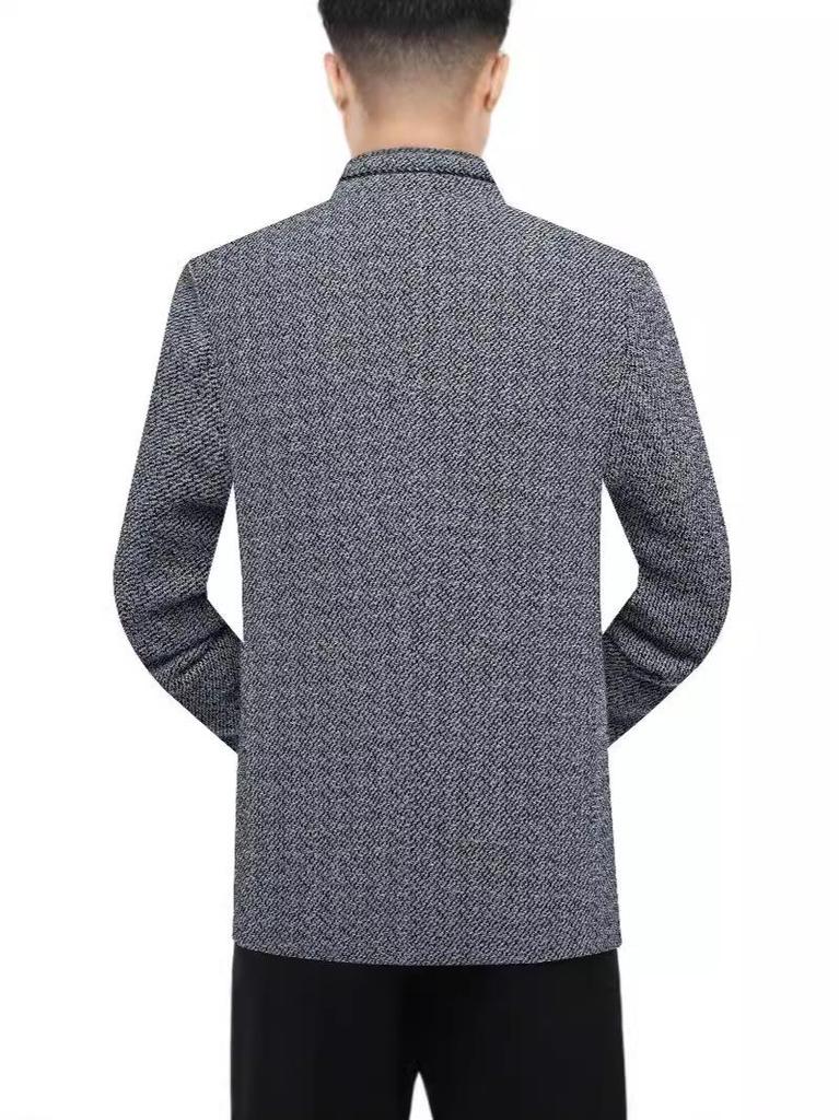 Men's Stand Collar Jacket - 2024 Autumn/Winter Fashion: Casual, Trendy, Versatile Business Outerwear