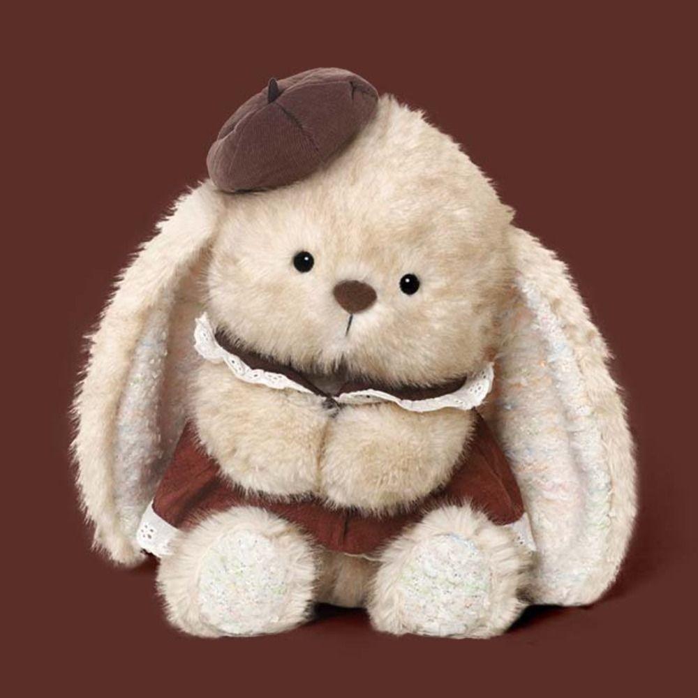 Stuffed Animal Bunny Plush Toy Sleeping Pillow Stuffed Rabbit Walnut Rabbit Doll Animal Lovers
