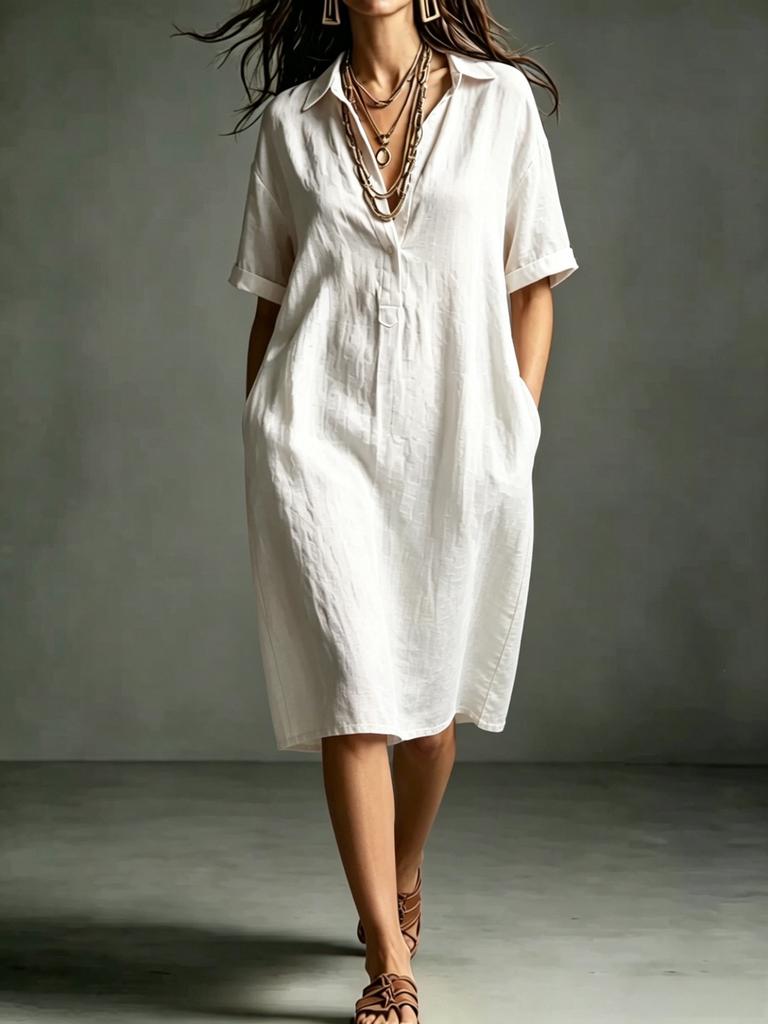 European and American summer new women's sleeveless vest skirt V-neck fungus edge loose dress
