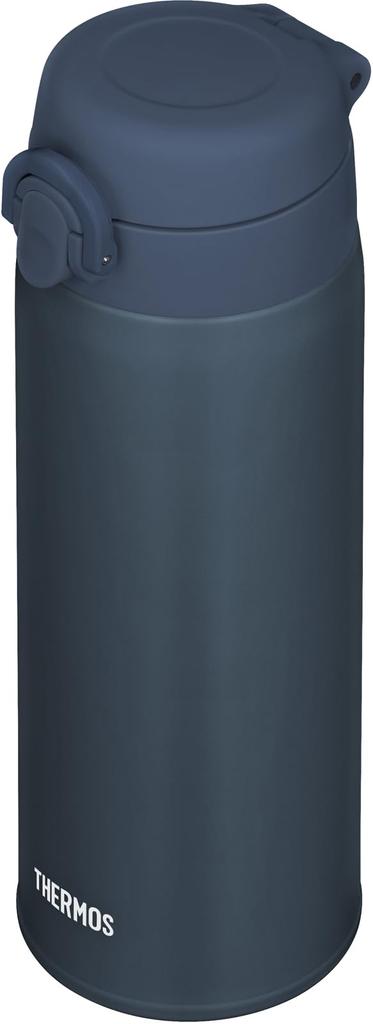 Thermos Water Vacuum Insulated Mobile Dark Removable Spout for Easy Ultra Light and Compact Stainless Steel Thermal and Cold DNVY Bottle, Mug, 500ml,