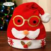 Snowman DIY Christmas Hat Toy Elk Santa Snowman Hat Creative Kids Xmas Arts Hats  Toddlers