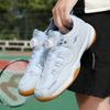 Men Tennis Shoes Leather Professional Men Badminton Shoes Lightweight Volleyball Shoes Sport Shoe Anti-Slip Training Sneakers