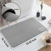 Diatomaceous Earth Bath Mat Bathtub Mat, Fast Drying Non-slip Shower Mat Bath Stone Mat Super Absorbent Bathroom Floor Mat