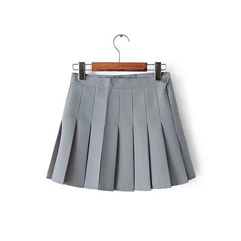 Trendy Women's Girls High Waist Pleated Tennis Skirt With Safety Pants For Daily Wear