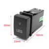 Car LED Light DRL Front Diff Lock Switch Music Push Button Switch For Suzuki Jimny 2007 2009 2010 2011 2012 2013 2014 2015