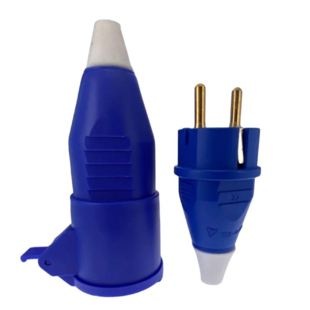 Rewireable EU Male Plug Detachable Socket Adapter 2024 Electric Power Connector
