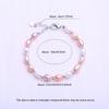 Bracciale di Perle d'Acqua Dolce Naturali LSOOYH Per Donne Eleganti Regali per San Valentino e per il Giorno del Compleanno, Accessorio Moda per Tutte le Stagioni