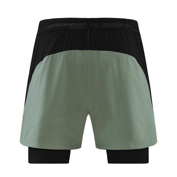 Men's Quick-Dry Ice Silk Running Shorts - Summer Elastic Fit
