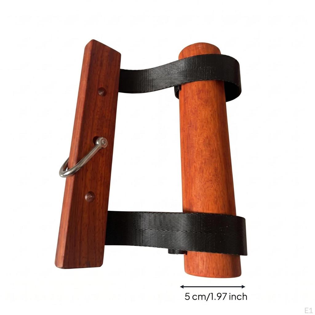 Wooden Rolling Bar Hand Gripper Exercise Device Wrist