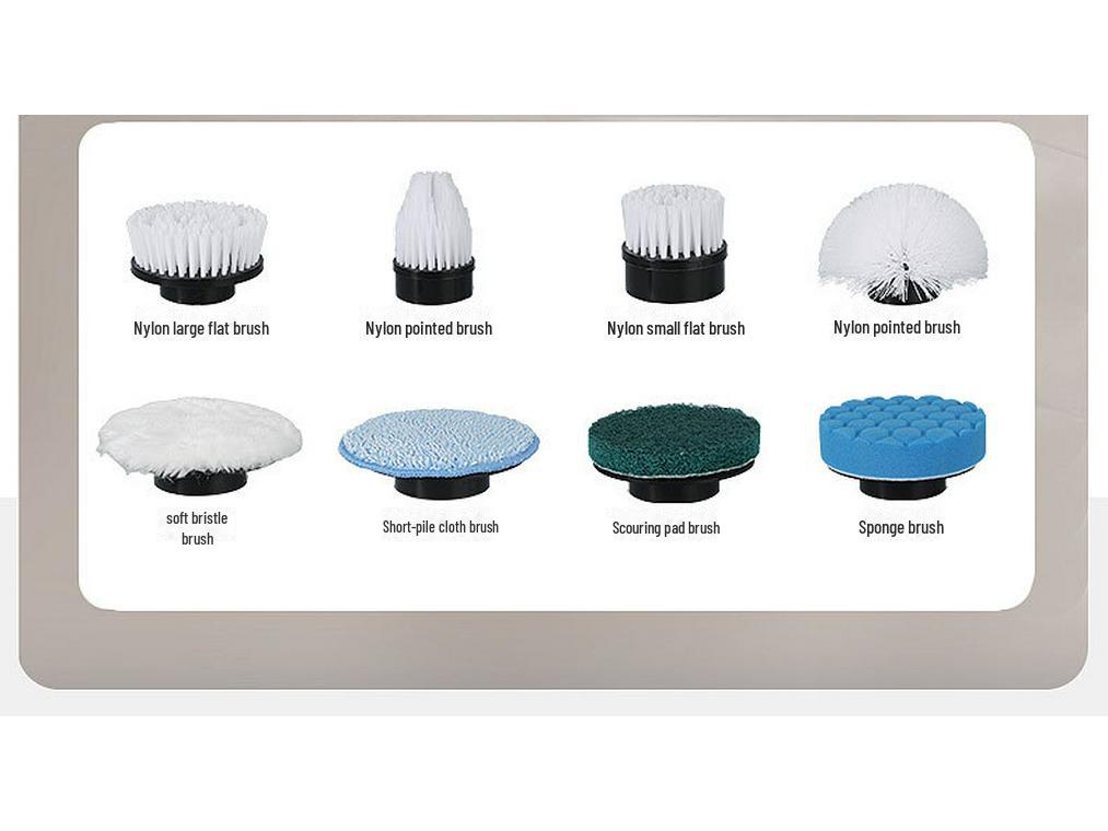 Wireless Dual-Purpose Electric Cleaning Brush for Home, Car, Kitchen, and Bathroom