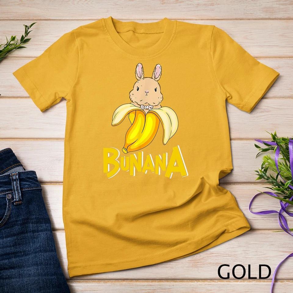 Funny Banana Bunny Rabbit T-Shirt Unisex T-shirt 2 M