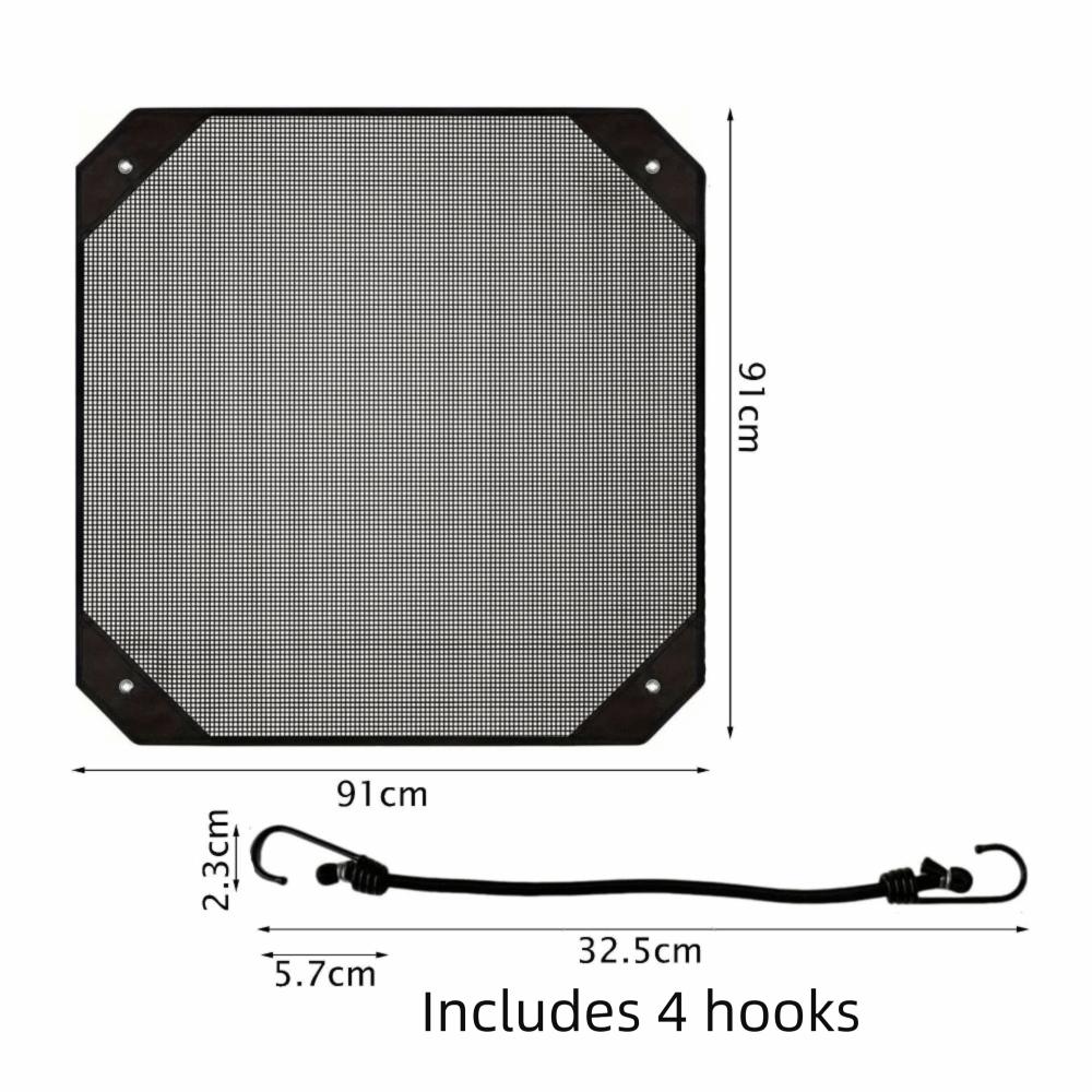 Secure Fit AC Cover Breathable Air Conditioner Protector Professional Outdoor AC Cover Outdoor Use