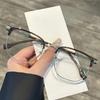 Women Anti Blue Light Glasses Men Vintage Computer Men Eyeglasses Optical Glass Plain Frame Gaming Spectacles Eyewear for Men
