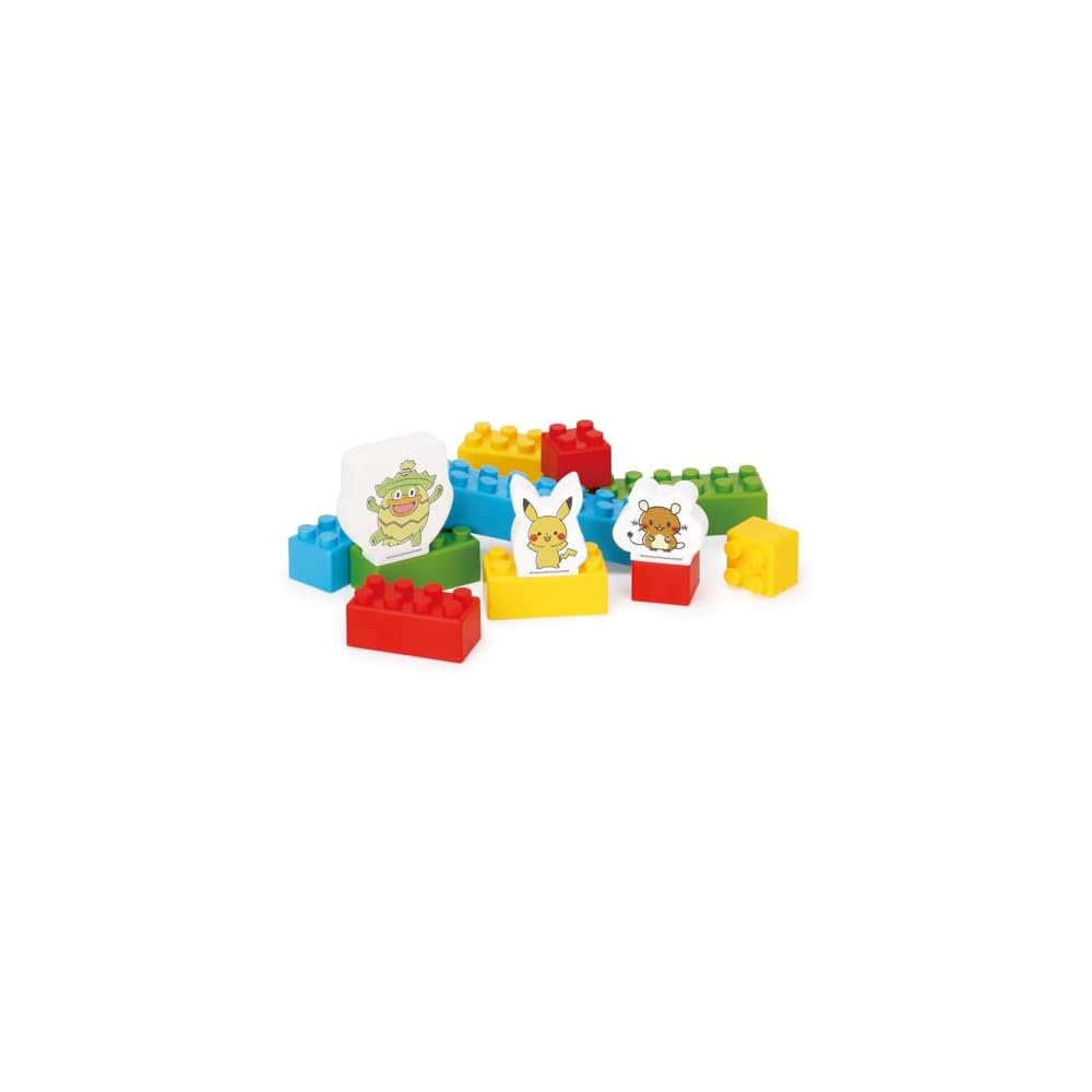 Kawada Monpoke Pikachu Building Blocks Toy for Ages 1.5 and Up 1.5kg
