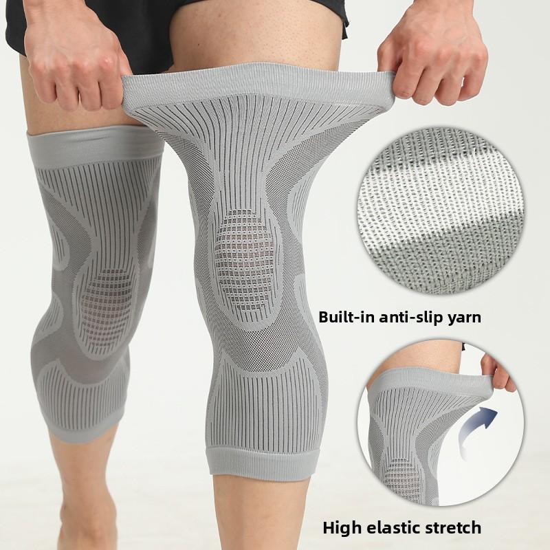 Sports Knee Pads Running Knitting Sports Knee Pads Marathon Skipping Rope Pressurized Non-slip Light Leg Pads Knee Pads