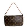 LOUIS VUITTON Monogram Pouch Monogram canvas Brown Women M51980 Used