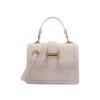 High-Quality Texture Bag for Women 2025 Niche Versatile Stylish Leather Woven Small Square Bag Retro Fashion Crossbody Bag