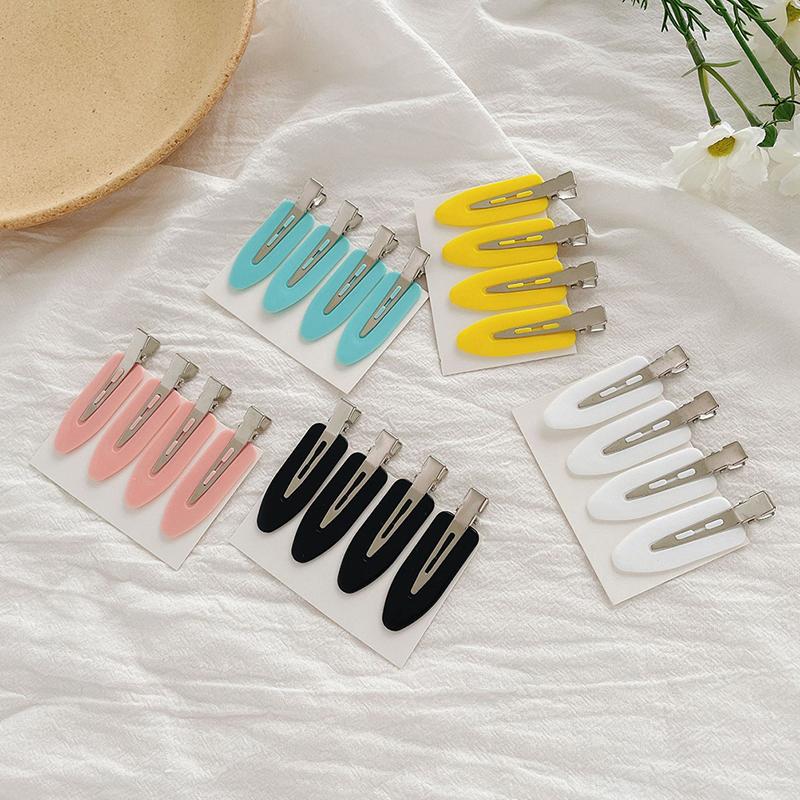

4Pcs/Set Beauty Salon Seamless Hairpin Professional Styling Hairdressing Tools чёрный