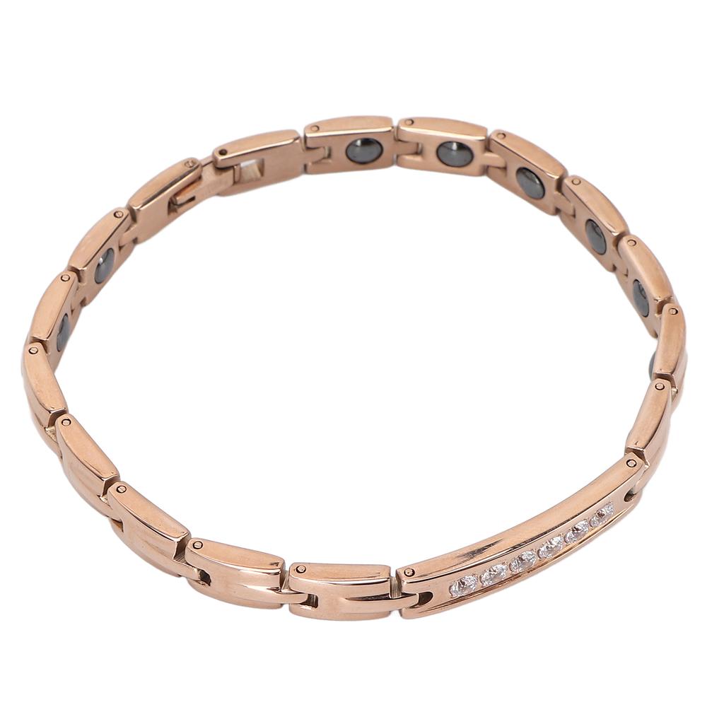 Titanium Steel Magnet Bracelet Women Stylish Pain Relief Magnetic Therapy Bracelet for Health Care
