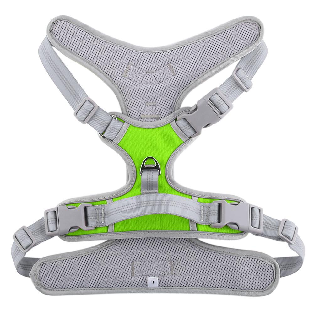 Dog Chest Straps Go Out Large Medium and Small Dog Vest Type Pet Chest Back Puppy Corgi Shiba Inu Traction Rope