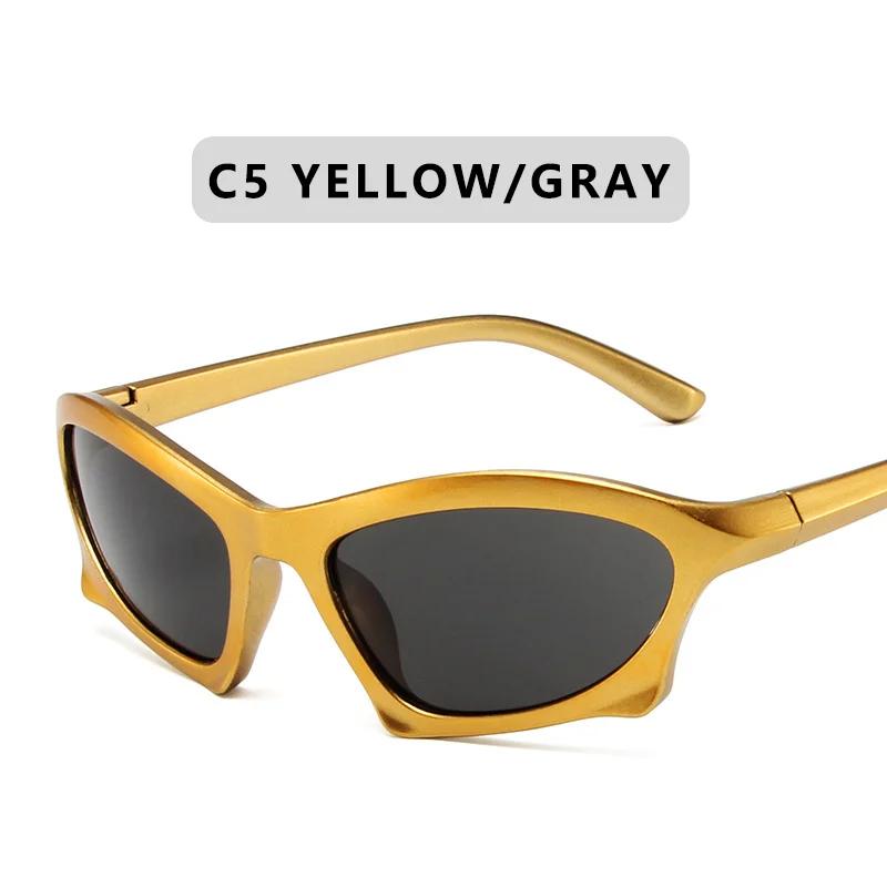 Luxury Punk Sports Sunglasses Women Brand Designer One Piece Sun Glasses Men Goggle Shades Uv400 Fashion Eyewear