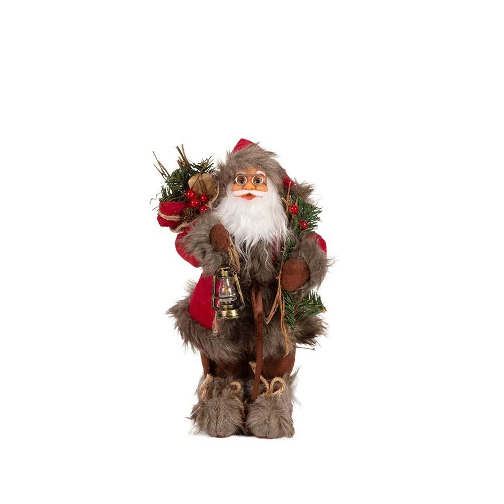 Standing Santa Claus  Statue Ornaments 30/45cm Santa Claus Toy Santa Claus Doll  Mall