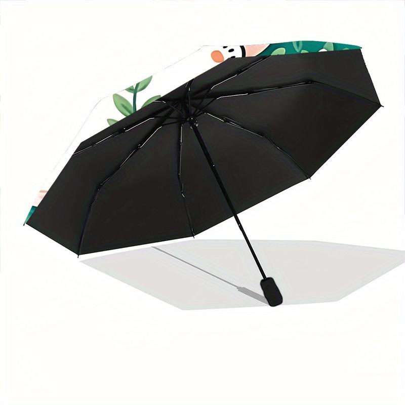 1pc Floral Cat Automatic Open/Close Umbrella, Portable Folding Umbrella for Travel, Themed Events, It is suitable as a gift