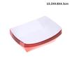 Disposable Paper Food Trays 12Pcs Solid Color Boat Shape Popcorn Boxes Lightweight for Carnival Festival Food