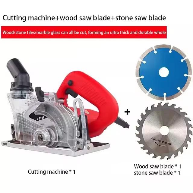

220В Беспыльная отрезная машина Дерево Камень Плитка Электрическая отрезная машина Многофункциональная Бесзубая Электрическая пила 125мм Мини-резак