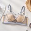 Soft underwire push-up bra, thin lace underwear, small chest push-up, non-empty cup sexy bra