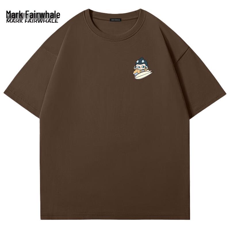 Mark Fairwhale Men's Trendy Loose Fit Short Sleeve T-Shirt
