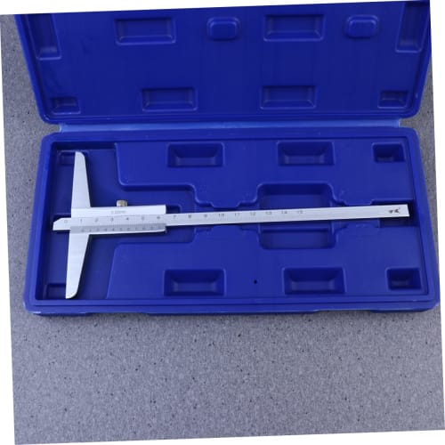 POPETPOP Depth Gauge, Steel Caliper Ruler, Micrometer, Manual Caliper, Depth Measuring Tool, Caliper Tool, Electronic Digital Caliper, Digital Depth G