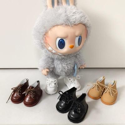 38CM Rabbit Cloth Shoes & Leather Boots for LinaBell 13"/30-40CM Cotton Doll Outfits Replacement