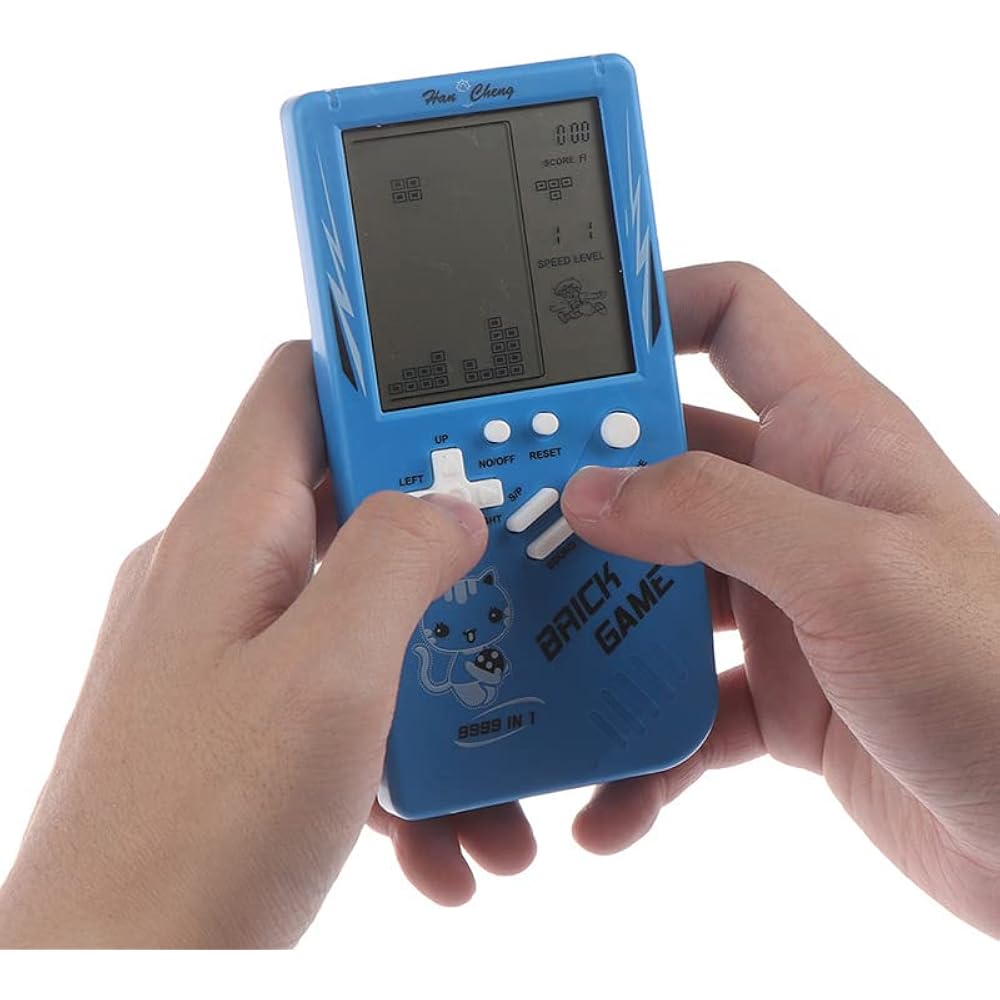 Tetris portable game console portable retro handheld game, large screen with built-in difficulty ...