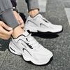 Autumn and winter beef tendon sole sports shoes non-slip running men's shoes men's velvet warm cotton shoes lightweight travel shoes