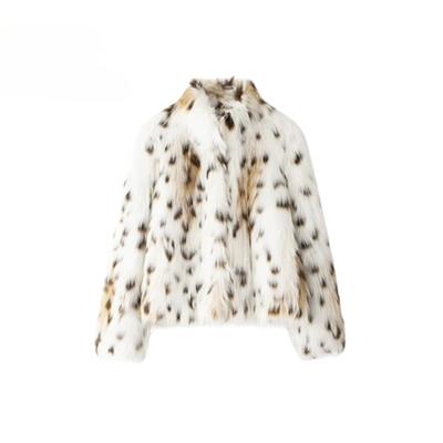 Women's Fashion Solid Color Concealed Button Fur Effect Coat Vintage Casual Temperament Women Chic Lady Fur Coat