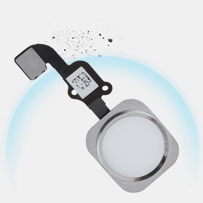 Remplacement du bouton home bouton flexible partie capteur tactile ID pour iPhone 6 - 6plus (blanc)