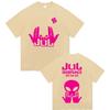 French New Rap Jul Tour Album 2026 TShirts Man Woman Pop Music Fashion Short Sleeve T Shirt Vintage High Quality Cotton Tshirt