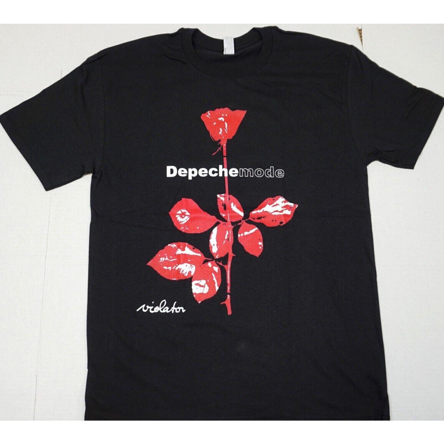 Depeche Mode Футболка Violator Alt Rock New Wave Band S чёрный