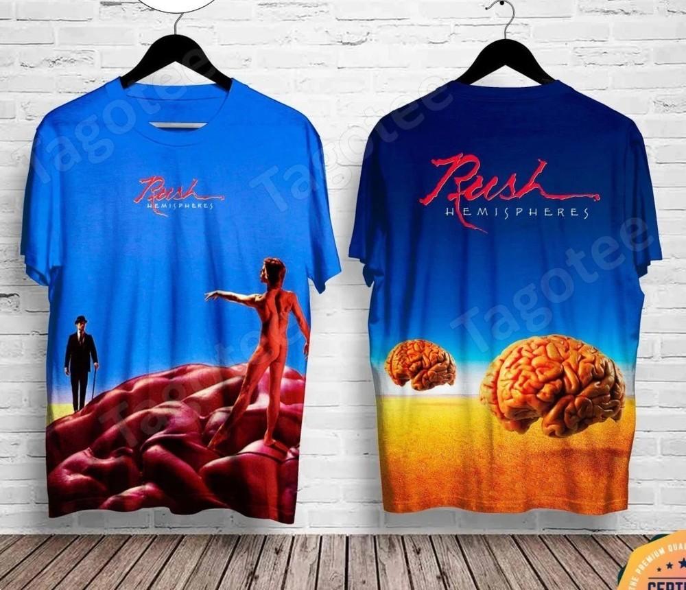 

Christmas gift Rush Hemispheres Album AOP 3D T-Shirt 23D935 4XL