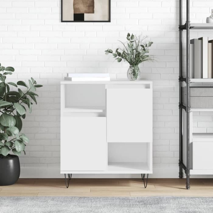 VidaXL White Buffet 60x35x70 Cm Engineered Wood 831188