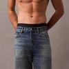 Calvin Klein Minimalist Comfortable Versatile Solid Color Boxer Briefs Men Underwear Dark-Blue NB4198-411
