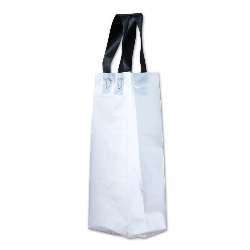 Universal Plastic Thick Handbag Red Wine Tote Bag Grape Wine Tote Transparent Gift Bag Portable Eco-friendly Purse Durable White Carrier Bag